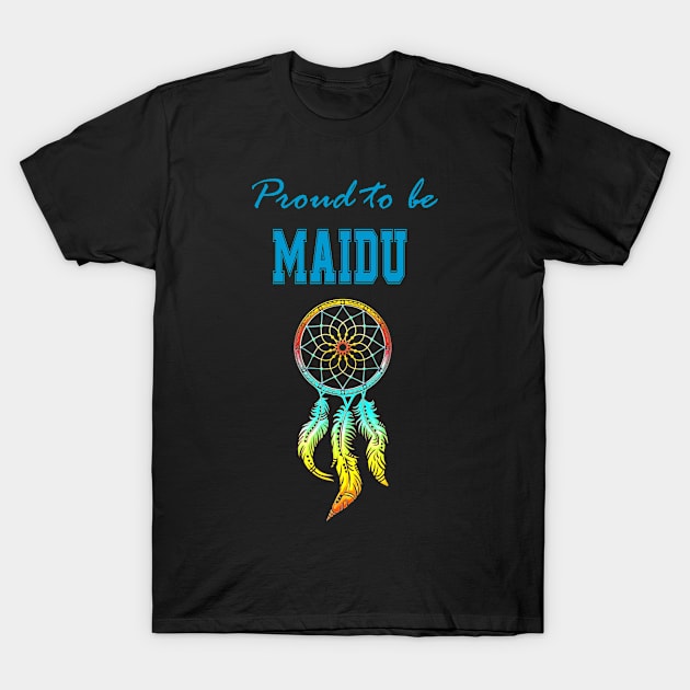 Native American Maidu Dreamcatcher 48 T-Shirt by Barbara Jane Thomas